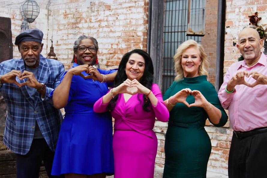 CKM patients making heart hands