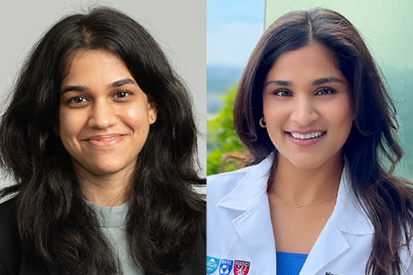 Professional headshots of Dr. Devanshi Choksi and Dr. Nirupama Yechoor Professional headshots of Dr. Devanshi Choksi and Dr. Nirupama Yechoor
