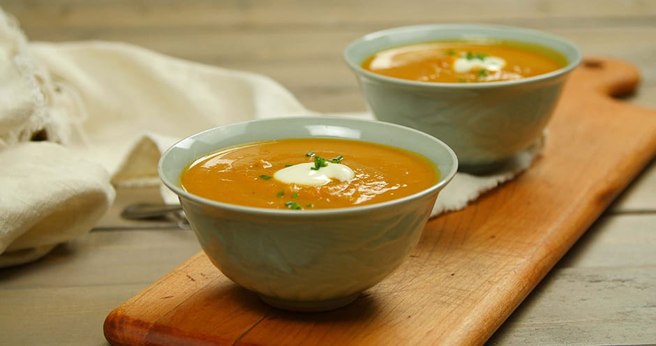 Ginger pumpkin bisque