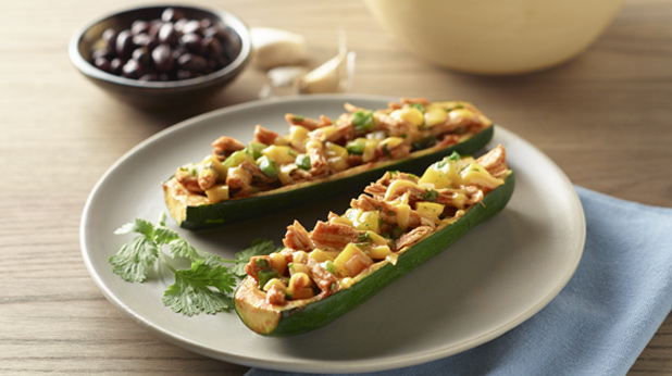 Chicken Zucchini Enchiladas