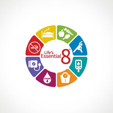 Gráfico circular de Los 8 Pasos Esenciales Para Mi Salud Gráfico circular de Los 8 Pasos Esenciales Para Mi Salud