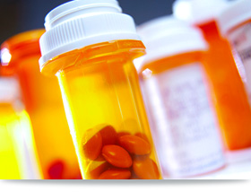 meds Cholesterol Rx bottles