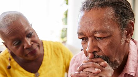 serious senior couple serious senior couple