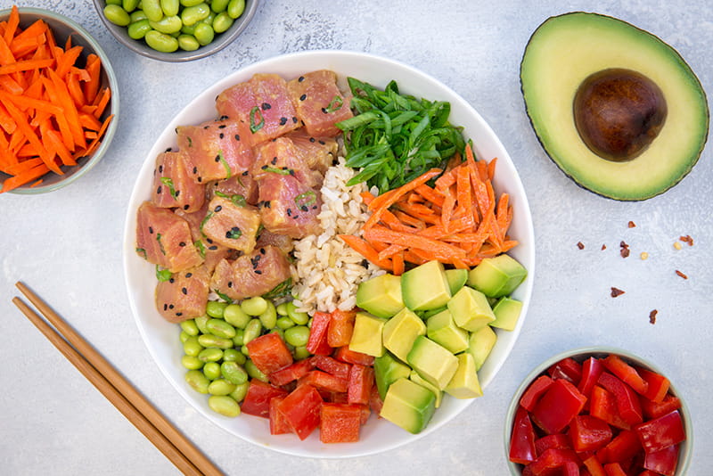 Avocado Poke Bowl