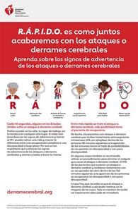 ASA R.Á.P.I.D.O. es como juntos acabaremos con los ataques o derrames cerebrales poster thumbnail ASA R.Á.P.I.D.O. es como juntos acabaremos con los ataques o derrames cerebrales poster thumbnail