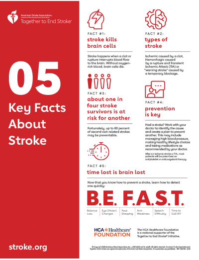 5 Key Facts About Stroke infographic