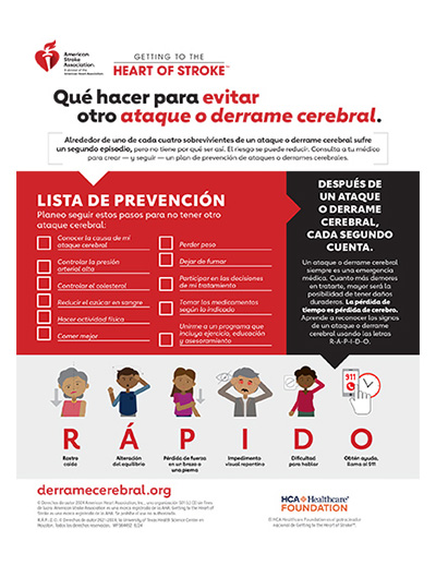 Qué hacer para evitar otro ataque o derrame cerebral: lista de prevención
