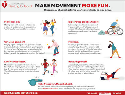 Make Movement Fun Infographic